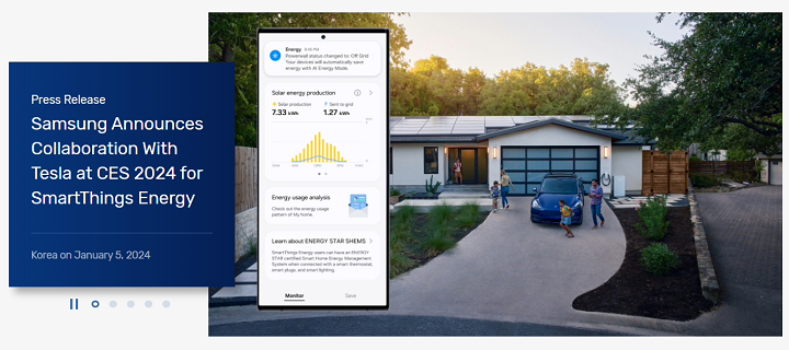 三星宣布與現(xiàn)代汽車、特斯拉展開智能家居和車聯(lián)網(wǎng)合作